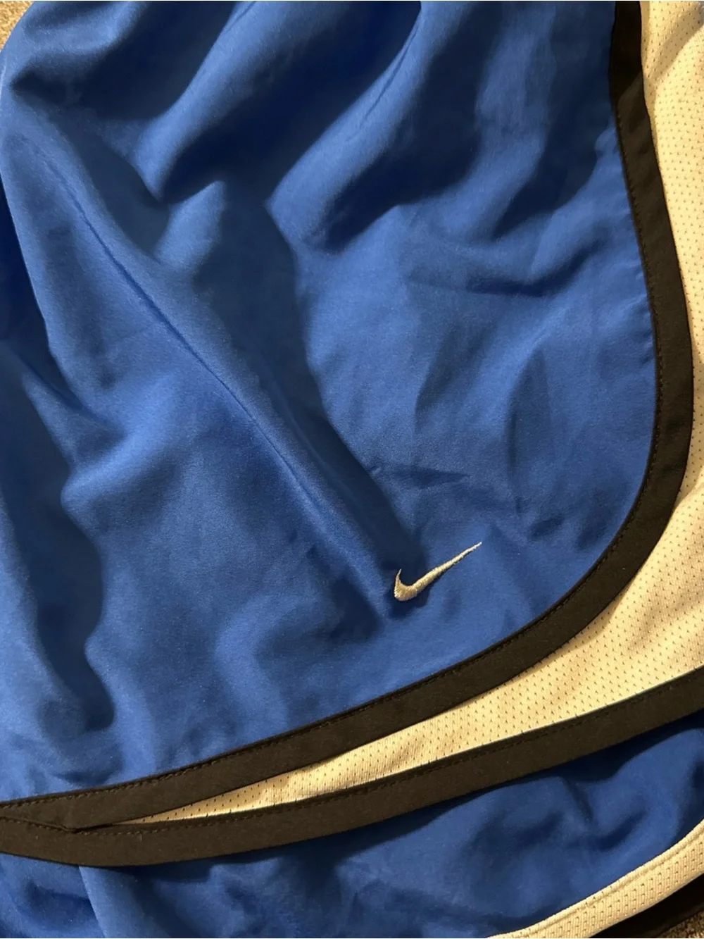 NIKE LOT OF 2 BLUE WOMENS XL RUNNING ATHLETIC SHORTS EUC
